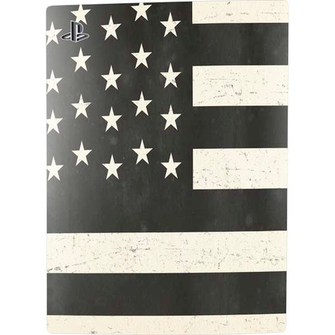 Black & White USA Flag PS5 Bundle Skin