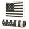 Black & White USA Flag Gaming Mouse Pad