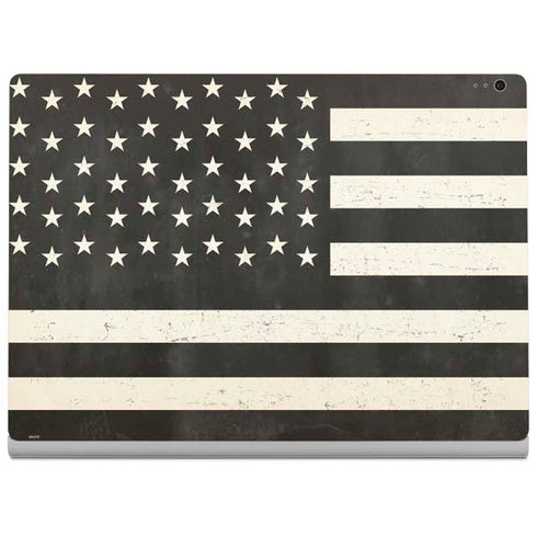 Black & White USA Flag Surface Book 2 13.5in Skin