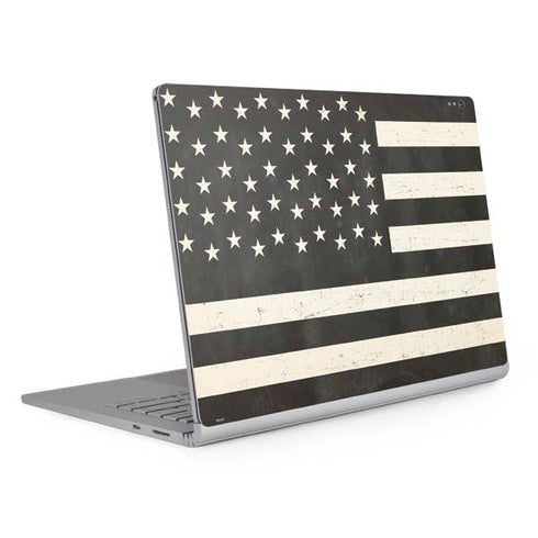 Black & White USA Flag Surface Book 2 15in Skin