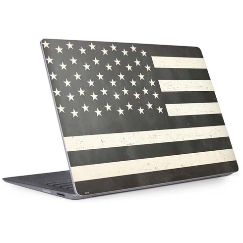 Black & White USA Flag Surface Laptop 2 Skin