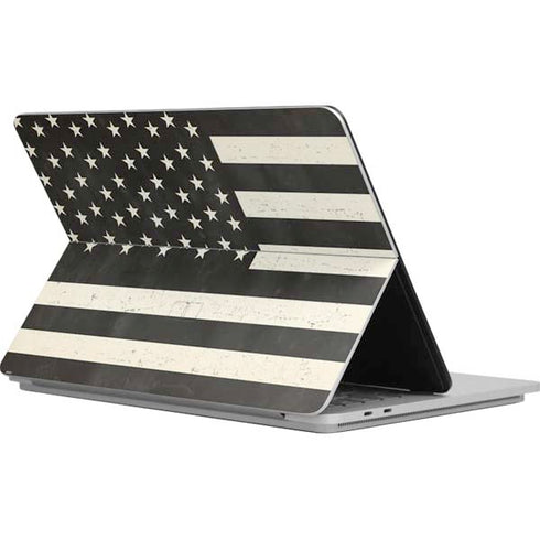 Black & White USA Flag Surface Laptop Studio Skin
