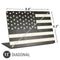 Black & White USA Flag Universal Laptop 11in (8.8 x 6.2in) Skin