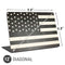 Black & White USA Flag Universal Laptop 12in (9.8 x 6.8in) Skin