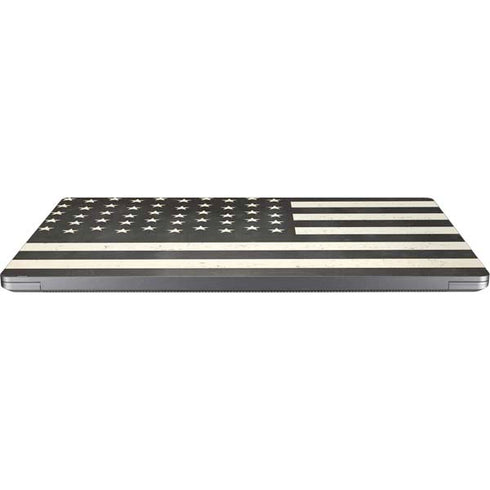 Black & White USA Flag Universal Laptop 14in (11.4 x 8.2in) Skin