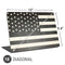Black & White USA Flag Universal Laptop 16in (13 x 9.4in) Skin