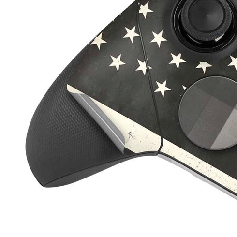 Black & White USA Flag Xbox Elite Wireless Controller Series 2 Skin