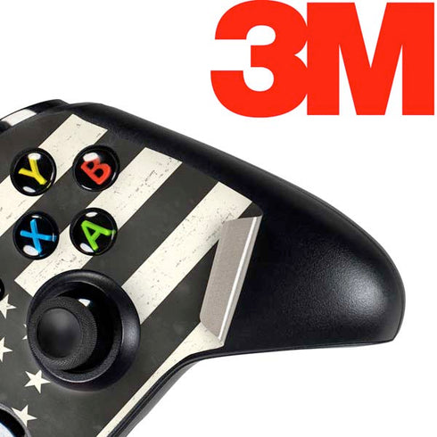 Black & White USA Flag Xbox One Controller Skin