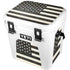 Black & White USA Flag YETI Roadie 24 Hard Cooler Skin