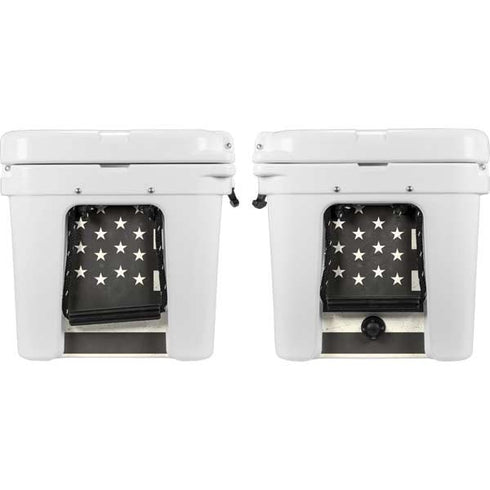 Black & White USA Flag YETI Tundra 35 Hard Cooler Skin