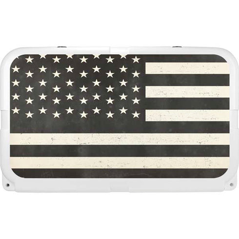 Black & White USA Flag YETI Tundra 45 Hard Cooler Skin