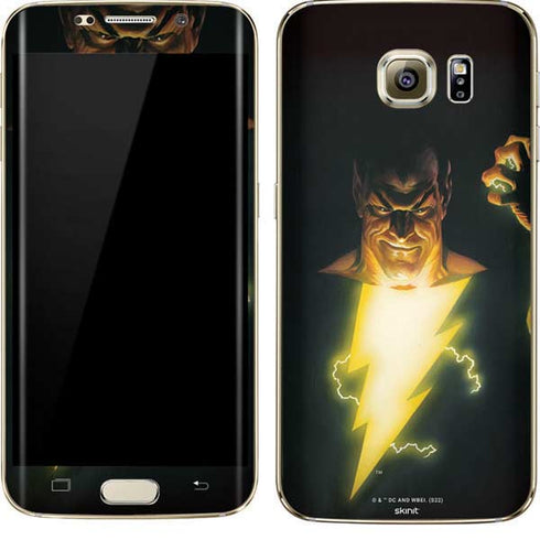 DC Comics Justice Society of America #23 Cover Painting Black Adam Original Art by Alex Ross Galaxy S7 Edge Skin