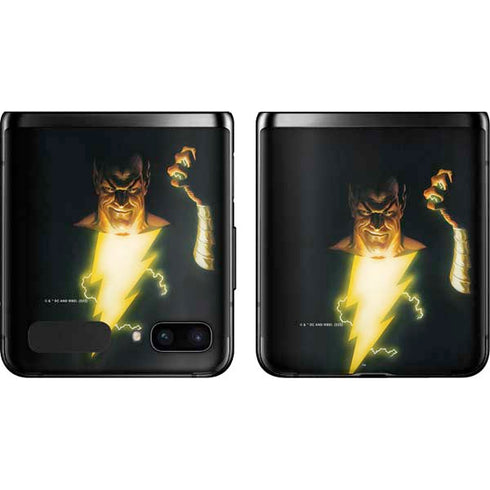 DC Comics Justice Society of America #23 Cover Painting Black Adam Original Art by Alex Ross Galaxy Z Flip Skin