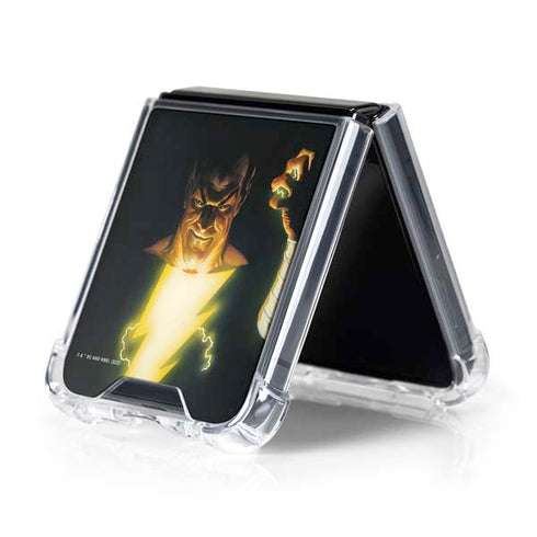 DC Comics Justice Society of America #23 Cover Painting Black Adam Original Art by Alex Ross Galaxy Z Flip5 5G Clear Case