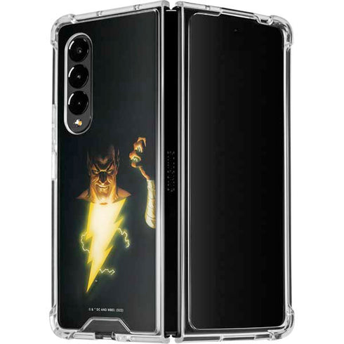 DC Comics Justice Society of America #23 Cover Painting Black Adam Original Art by Alex Ross Galaxy Z Fold4 5G Clear Case