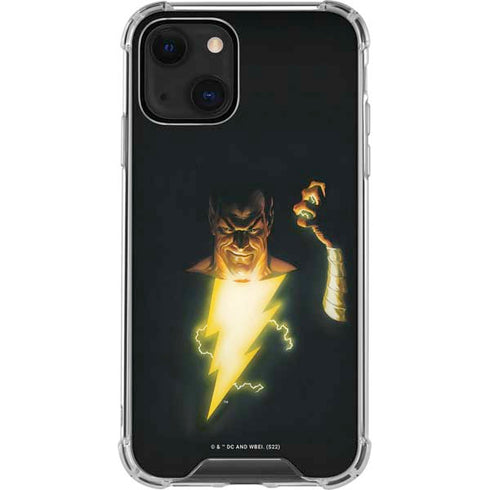 DC Comics Justice Society of America #23 Cover Painting Black Adam Original Art by Alex Ross iPhone 14 Plus Clear Case