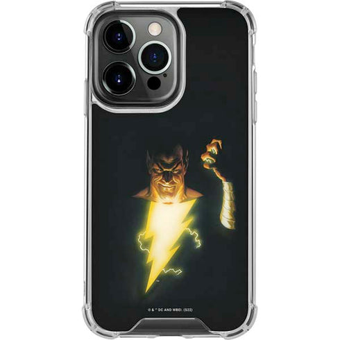 DC Comics Justice Society of America #23 Cover Painting Black Adam Original Art by Alex Ross iPhone 15 Pro Clear Case