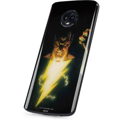 DC Comics Justice Society of America #23 Cover Painting Black Adam Original Art by Alex Ross Moto G6 Skin