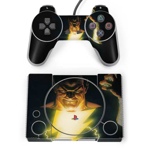 DC Comics Justice Society of America #23 Cover Painting Black Adam Original Art by Alex Ross PlayStation Classic Bundle Skin