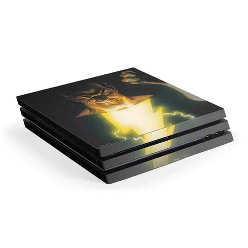 DC Comics Justice Society of America #23 Cover Painting Black Adam Original Art by Alex Ross PS4 Pro Console Skin