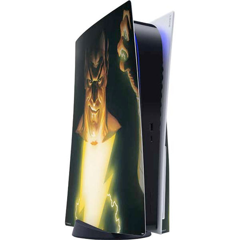 DC Comics Justice Society of America #23 Cover Painting Black Adam Original Art by Alex Ross PS5 Console Skin