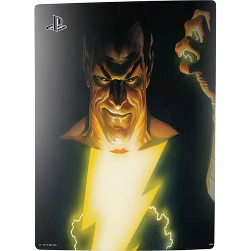 DC Comics Justice Society of America #23 Cover Painting Black Adam Original Art by Alex Ross PS5 Digital Edition Console Skin