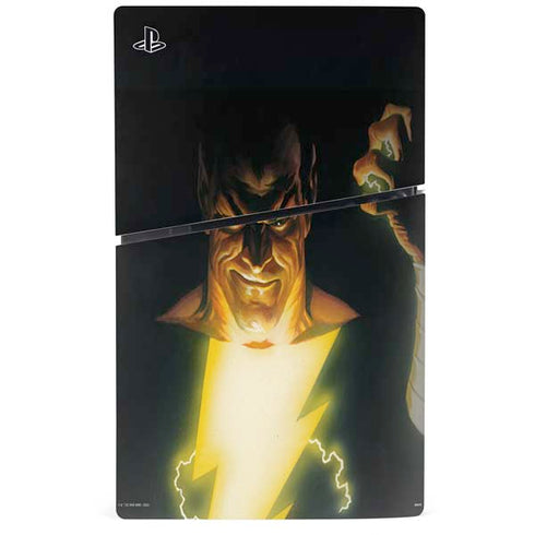 DC Comics Justice Society of America #23 Cover Painting Black Adam Original Art by Alex Ross PS5 Slim Disk Bundle Skin
