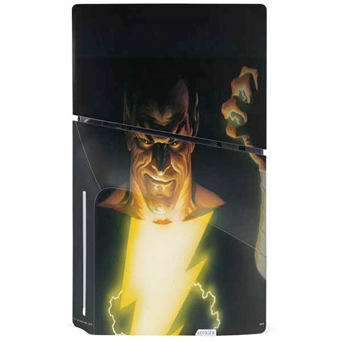 DC Comics Justice Society of America #23 Cover Painting Black Adam Original Art by Alex Ross PS5 Slim Disk Bundle Skin