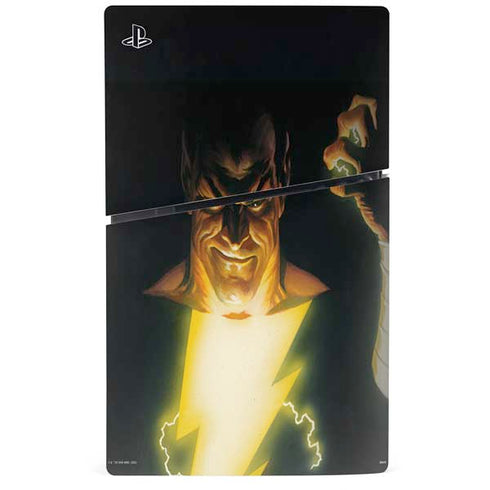 DC Comics Justice Society of America #23 Cover Painting Black Adam Original Art by Alex Ross PS5 Slim Disk Console Skin