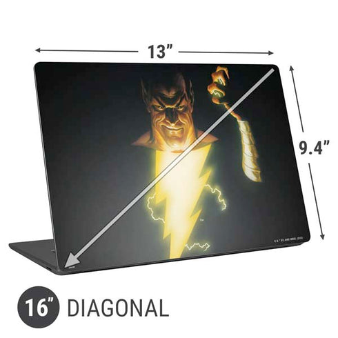 DC Comics Justice Society of America #23 Cover Painting Black Adam Original Art by Alex Ross Universal Laptop 16in (13 x 9.4in) Skin