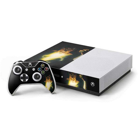 DC Comics Justice Society of America #23 Cover Painting Black Adam Original Art by Alex Ross Xbox One S Console and Controller Bundle Skin