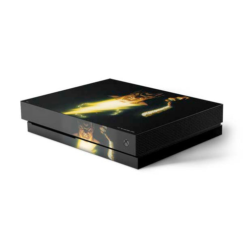 DC Comics Justice Society of America #23 Cover Painting Black Adam Original Art by Alex Ross Xbox One X Console Skin