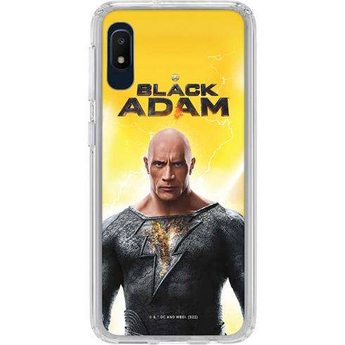 DC Comics Black Adam Movie Charcater Poster Galaxy A10e Clear Case