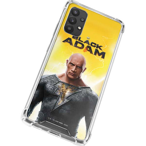 DC Comics Black Adam Movie Charcater Poster Galaxy A32 5G Clear Case