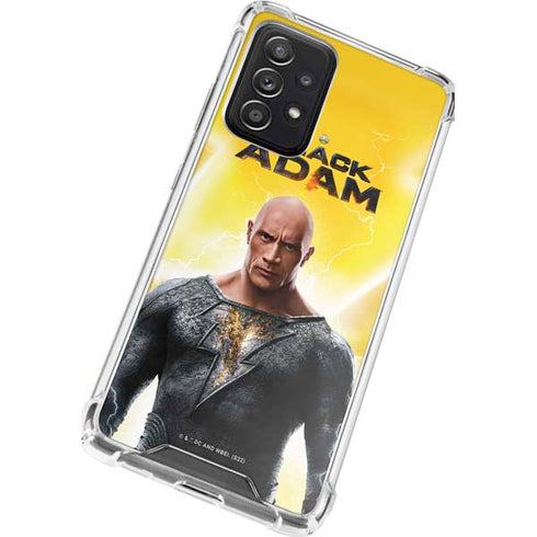 DC Comics Black Adam Movie Charcater Poster Galaxy A52 5G Clear Case