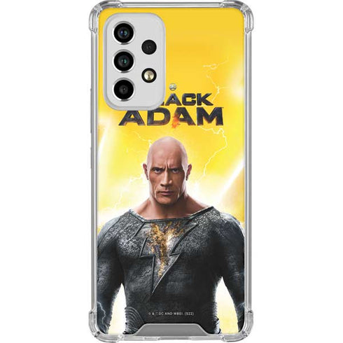 DC Comics Black Adam Movie Charcater Poster Galaxy A53 5G Clear Case