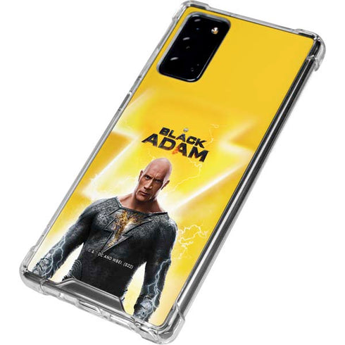 DC Comics Black Adam Movie Charcater Poster Galaxy Note20 5G Clear Case
