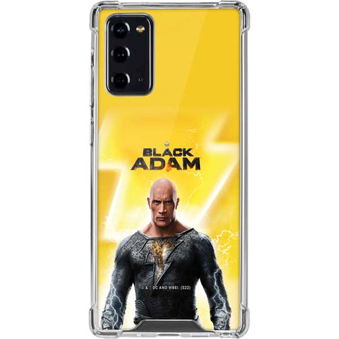 DC Comics Black Adam Movie Charcater Poster Galaxy Note20 5G Clear Case