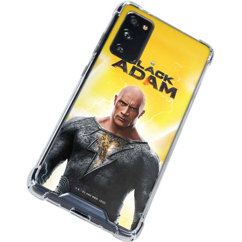 DC Comics Black Adam Movie Charcater Poster Galaxy S20 FE Clear Case
