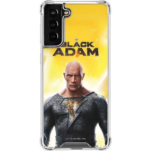 DC Comics Black Adam Movie Charcater Poster Galaxy S22 Plus Clear Case