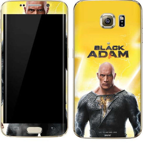 DC Comics Black Adam Movie Charcater Poster Galaxy S7 Edge Skin