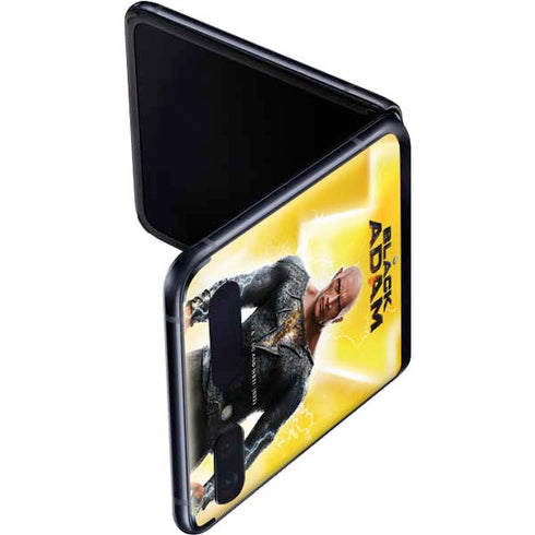 DC Comics Black Adam Movie Charcater Poster Galaxy Z Flip Skin