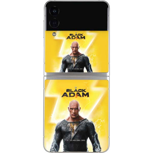 DC Comics Black Adam Movie Charcater Poster Galaxy Z Flip3 5G Skin