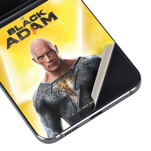 DC Comics Black Adam Movie Charcater Poster Galaxy Z Flip5 5G Skin