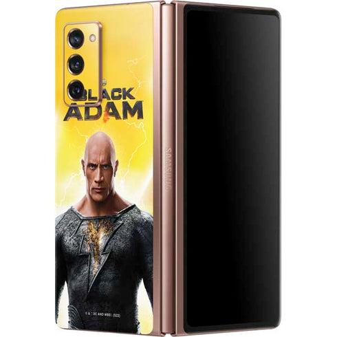 DC Comics Black Adam Movie Charcater Poster Galaxy Z Fold2 5G Skin