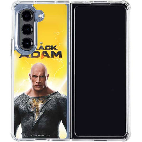 DC Comics Black Adam Movie Charcater Poster Galaxy Z Fold5 5G Clear Case
