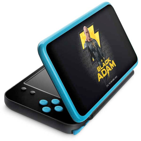 DC Comics Black Adam Movie Art Character and logo Nintendo 2DS XL (2017) Skin