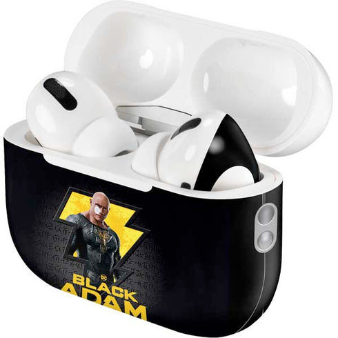 DC Comics Black Adam Movie Art Character and logo AirPods Pro 2nd Gen Skin