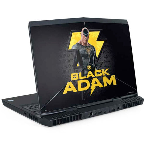 DC Comics Black Adam Movie Art Character and logo Dell Alienware Skin