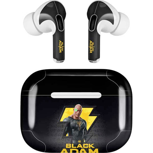 DC Comics Black Adam Movie Art Character and logo Apple AirPods Pro Skin